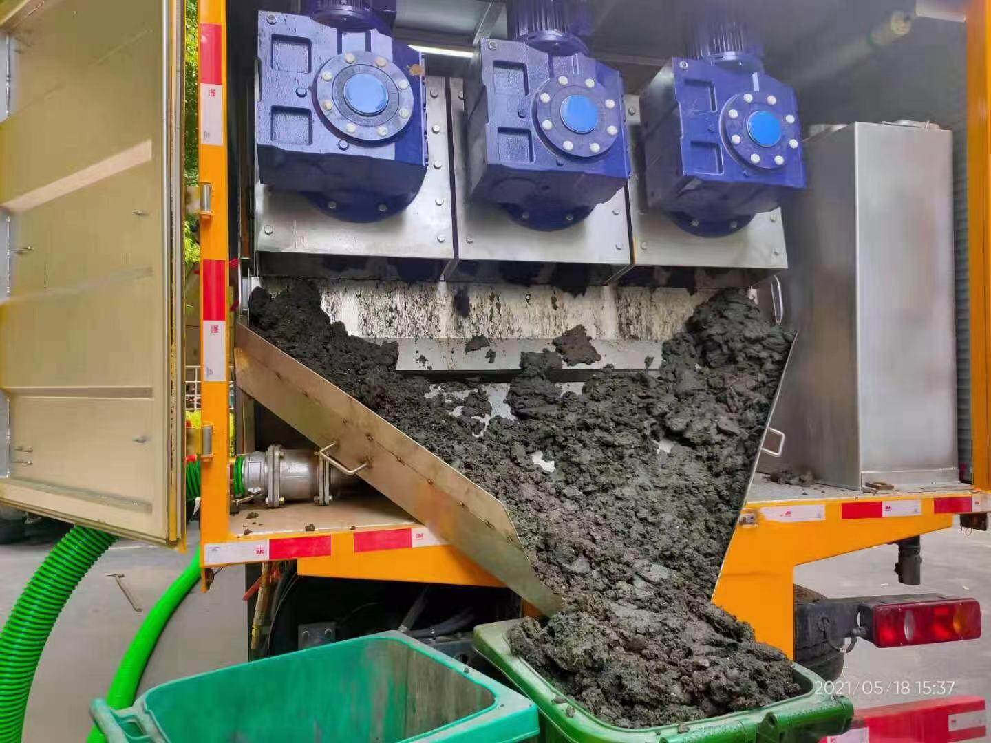 都江堰化粪池清掏城市维护站-泥浆净化干湿分离处理